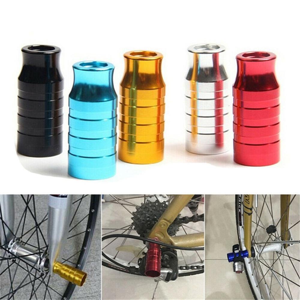 Lanfy Hub Extender Bersepeda Tahan Lama Quick Release Bike Hub Axis Front Wheel Lamp Holder