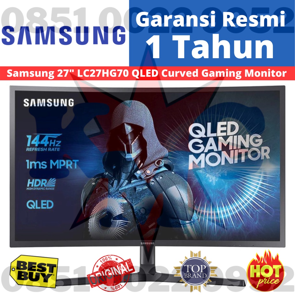 Monitor Samsung Gaming Curved 27&quot; Curved Gaming LC27HG70 LC27HG70QQEXXD