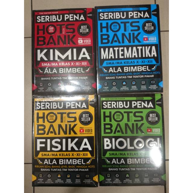 SERIBU PENA HOTS SMA ALA BIMBEL KIMIA - MATEMATIKA - FISIKA - BIOLOGI