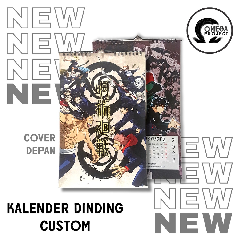 

Kalender Dinding 2025 Anime / KPOP / CUSTOM Bebas Suka Suka