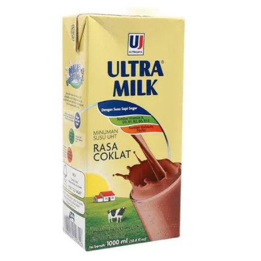 

Susu Ultra Milk Coklat Susu UHT Cokelat 1000 mL