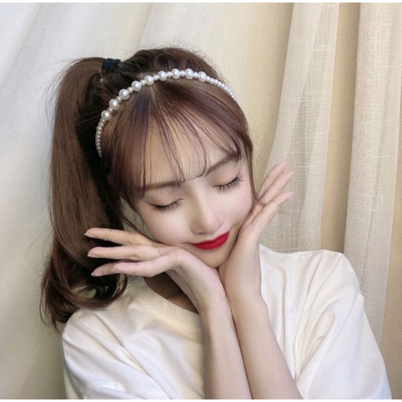 Bando Mutiara / Pearl Headband / Bando Korea premium / bando Fuji