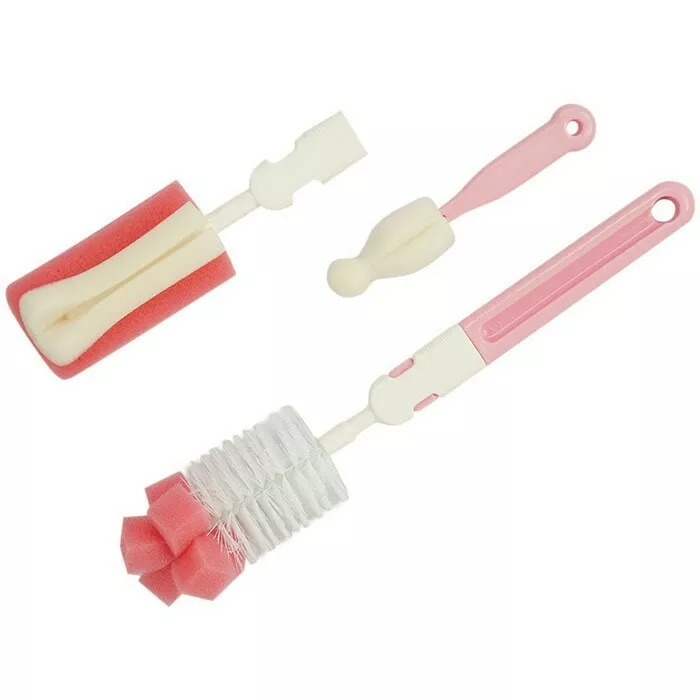 Dodo 3 in 1 Cleaning Brush / Sikat Botol Susu Set 3 in 1