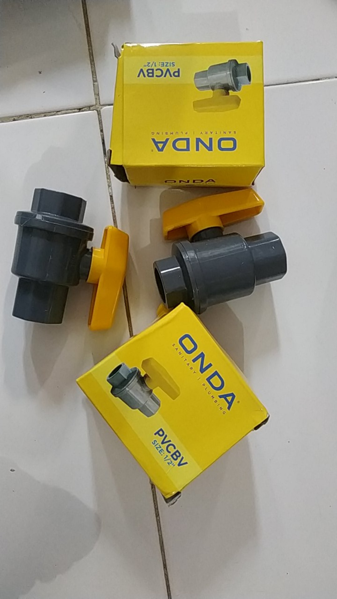 Stop Kran Ball Valve Onda Polos 1/2 Inch