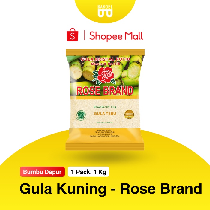 

Gula Rose Brand Kuning 1 kg - Bakoel Sayur Online