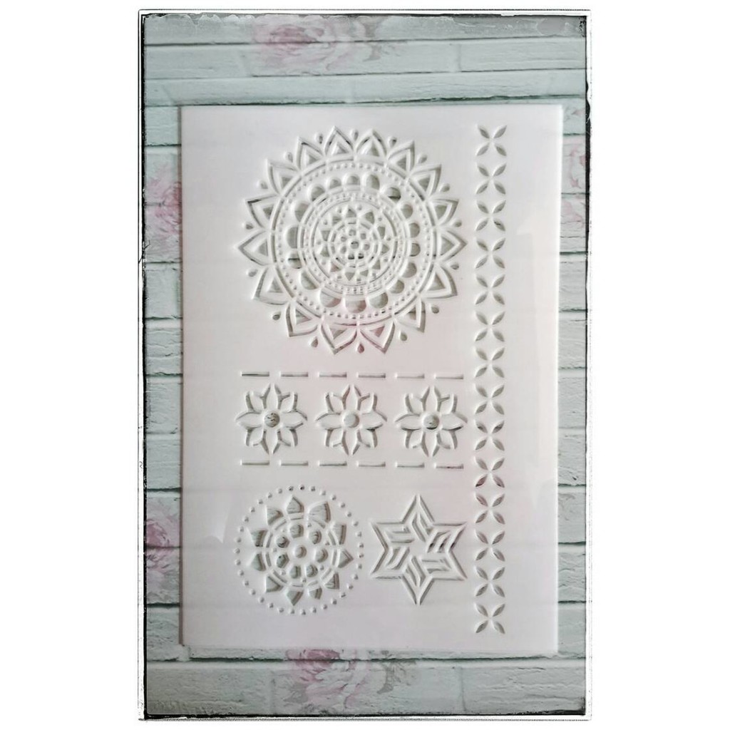 Stencil ukuran 21x29 cm 011