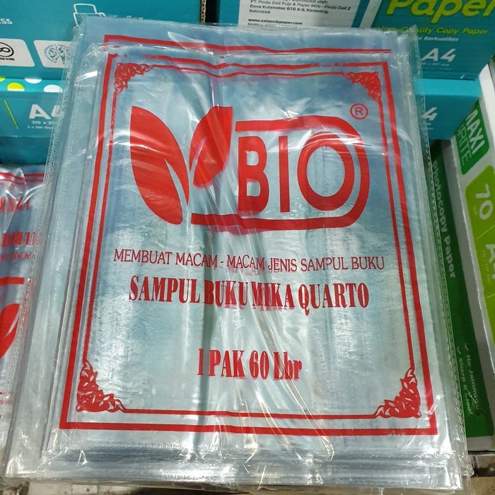 

SAMPUL BUKU PLASTIK MIKA QUARTO