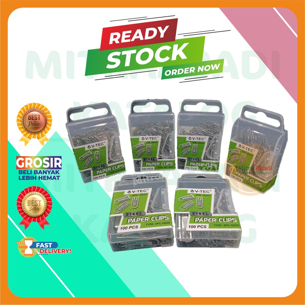 

(1 PAK) STEEL PAPER CLIP VTEC SPC10026