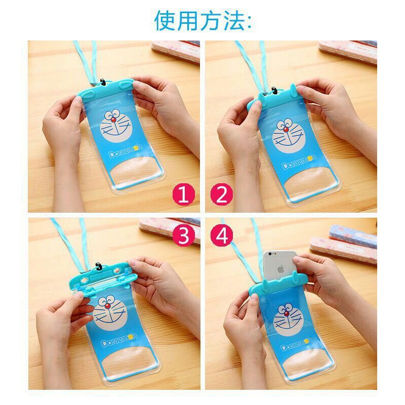 Pelindung Handphone Anti Air / Waterproof Protective Karakter 3rd Edition