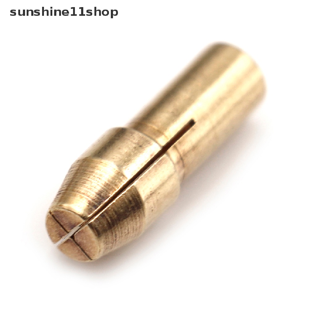 Sho 10Pcs Mata Bor chuck Kuningan shank 0.5-3.2mm 4.8mm Untuk Alat rotary