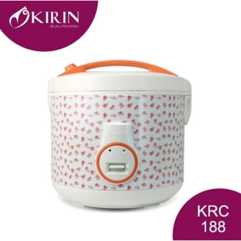 Rice Cooker Kirin KRC-188 | Penanak nasi magic comb KRC188 3L 3 liter