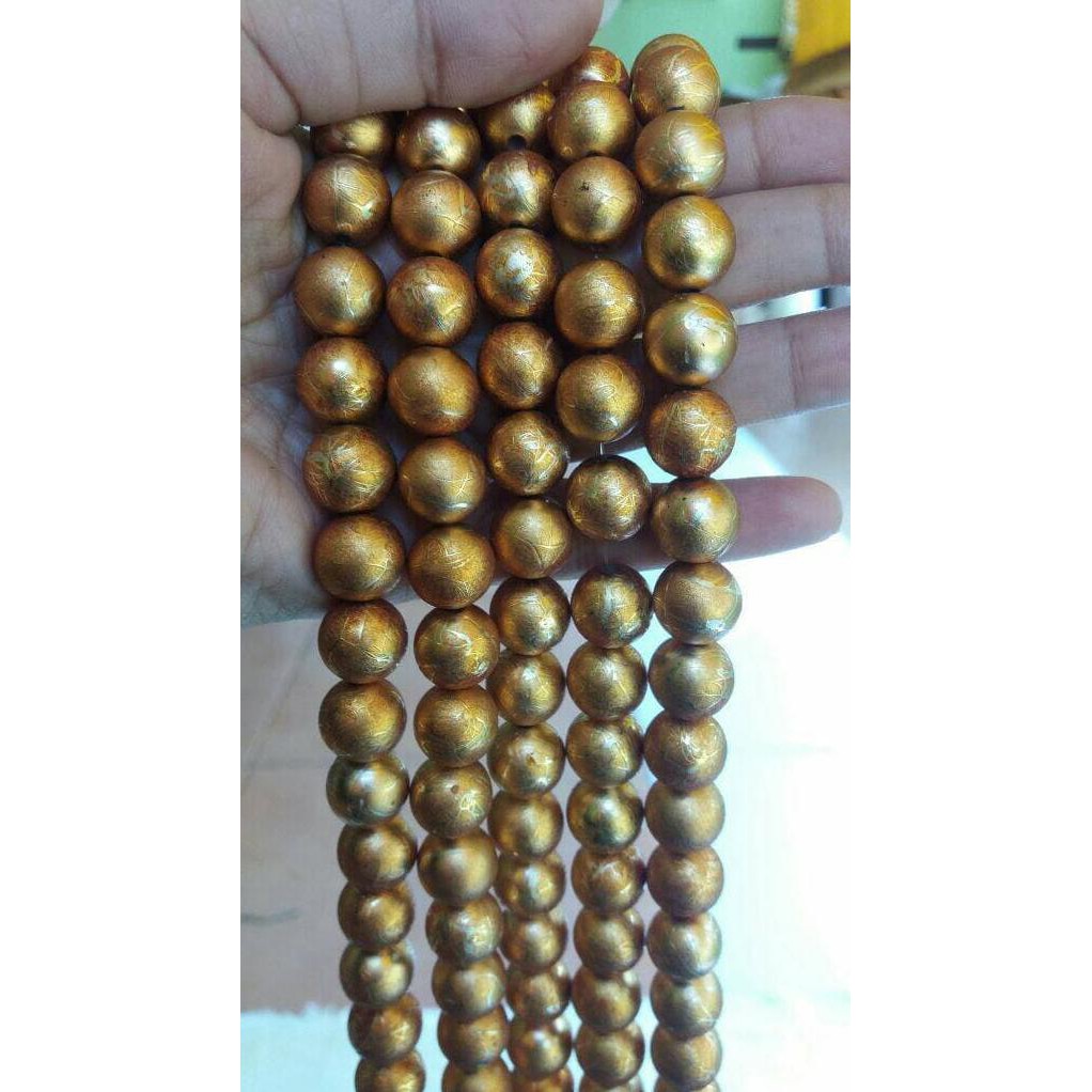 

Baru Manik Manik Plastik Bulat 10Mm Gold ( 1 Renteng ) ( Das ) Ori