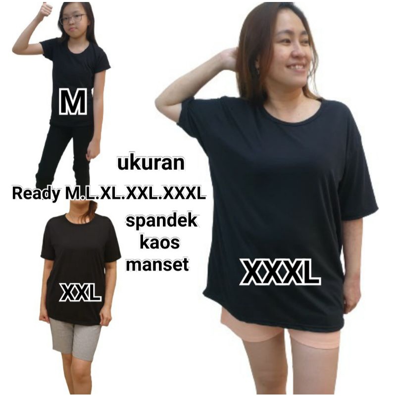 ready M.L.XL.XXL.XXXL.tgn pendek spandek kaos manset