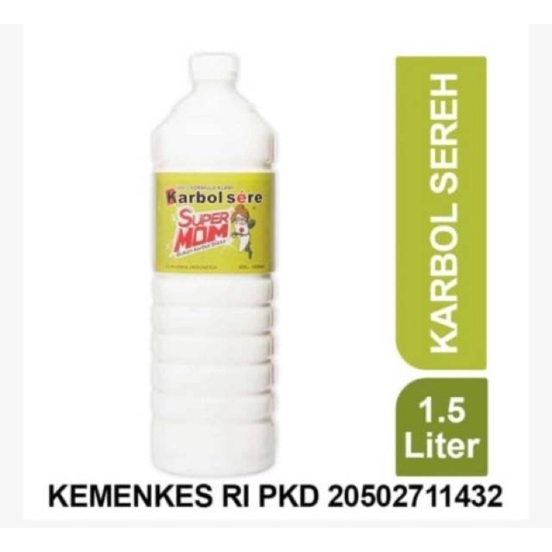 Super MOM / Supermom Karbol Sereh botol 1500 ml