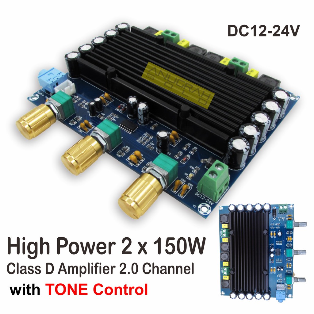 High Power Class D Digital Power Amplifier Board Kit Module 2x150W