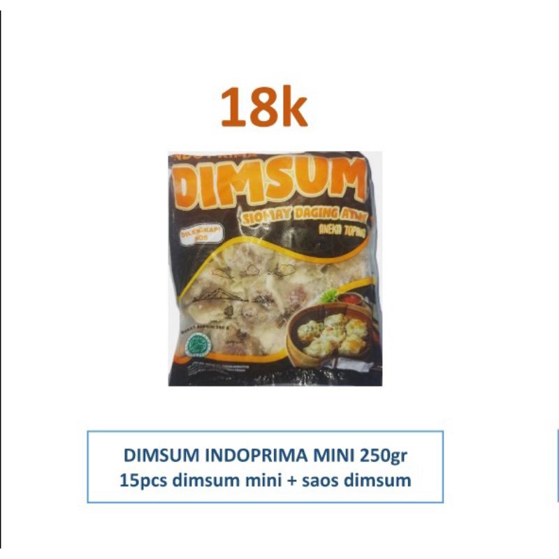 

Dimsum Indoprima Mini 200gr