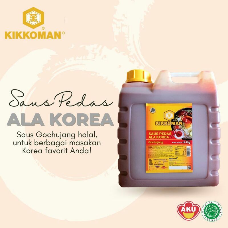 KIKKOMAN Gochujang Sauce 5,7 Kg Halal