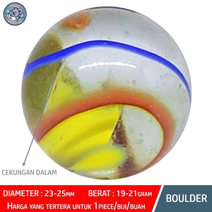 BOULDER Kelereng Gundu Fiesta Marble Balap Pesta