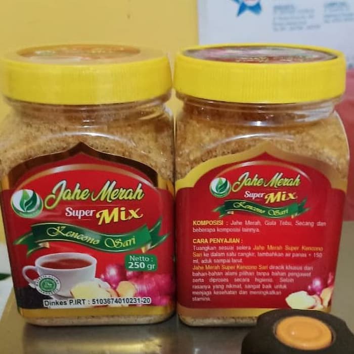 

Promo Jahe Merah Bubuk Instan 250 mix Asli Original Minuman Kesehatan