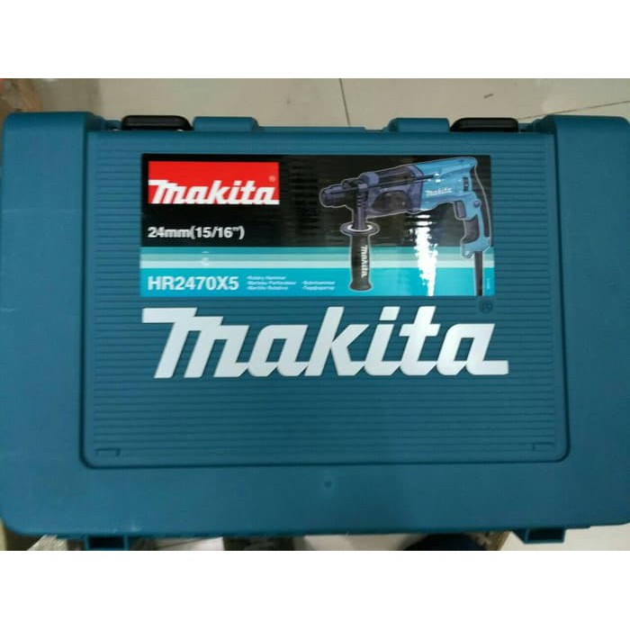 MESIN BOR TEMBOK MAKITA HR 2470X5 / ROTARY HAMMER HR 2470X5