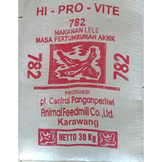 PAKAN IKAN PELET APUNG HI-PRO-VITE 782 KARUNG 30kg (GOSEND