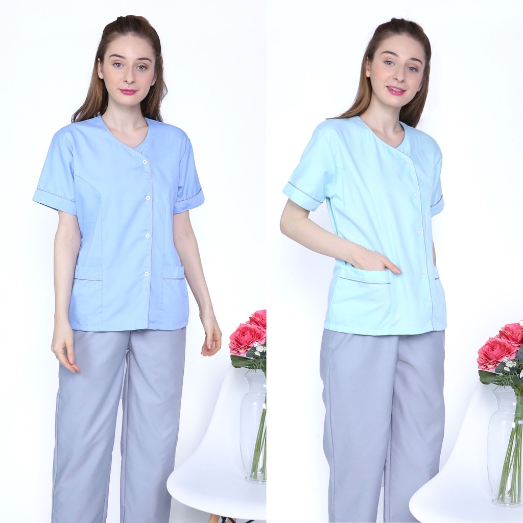 [NEW] BAJU SERAGAM SUSTER/ BAJU BABY SITTER/ BAJU NANNY/ SERAGAM KLINIK