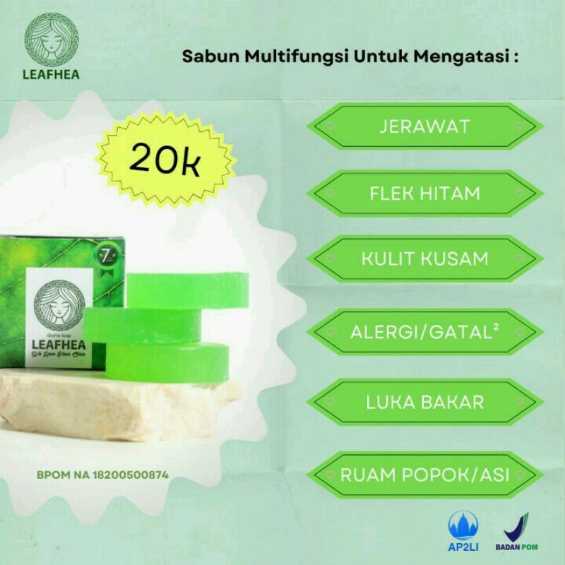 leafhea gluta soap
