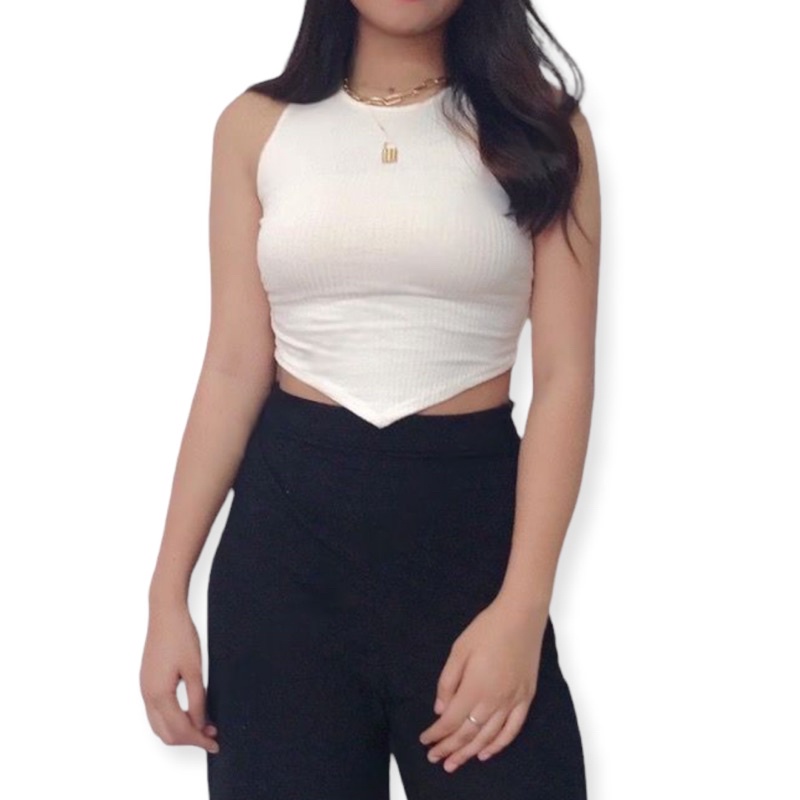 ATASAN WANITA TANK TOP RIB CROP