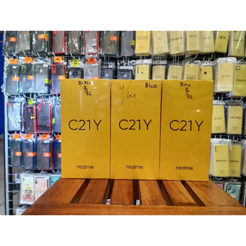 REALME C21Y 4/64GB 3/32GB Baru Garansi Resmi Realme