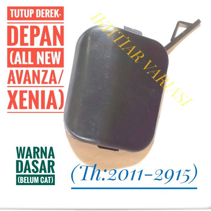 Tutup derek depan Allnew Avanza Xenia Tutup bemper depan Xenia Satuan