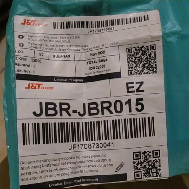 Zola_batik Batik Couple Gamis Belva Lengan Panjang