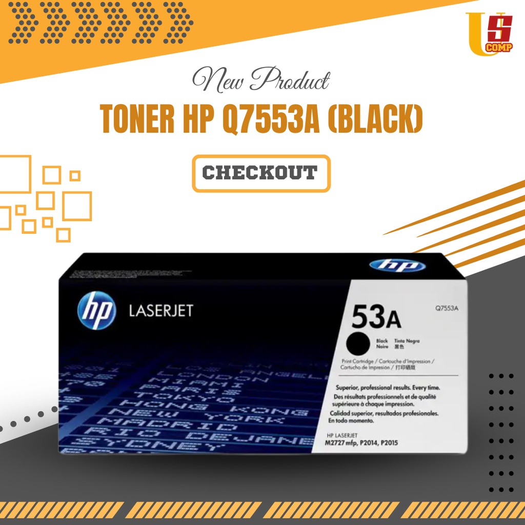 Toner HP Q7553A Black