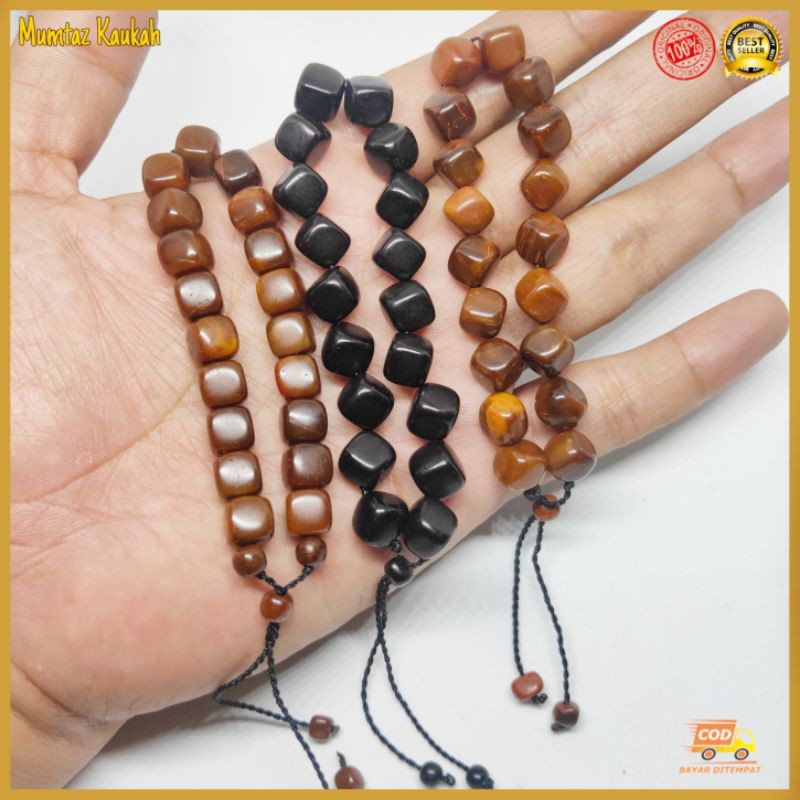 Gelang kaukah dadu besar 8 mm ori / gelang kaokah / gelang koka / gelang kokka / gelang kaoka