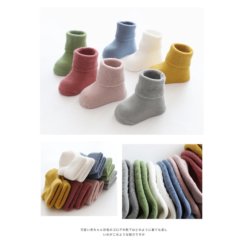 0-1 thn | KAOS KAKI BAYI ANAK IMPOR NEWBORN SOCKS UNISEX catalog QN QA