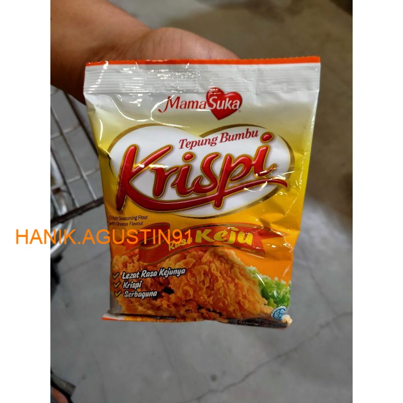

MamaSuka - Tepung Bumbu Krispi Keju 180 gr SS91