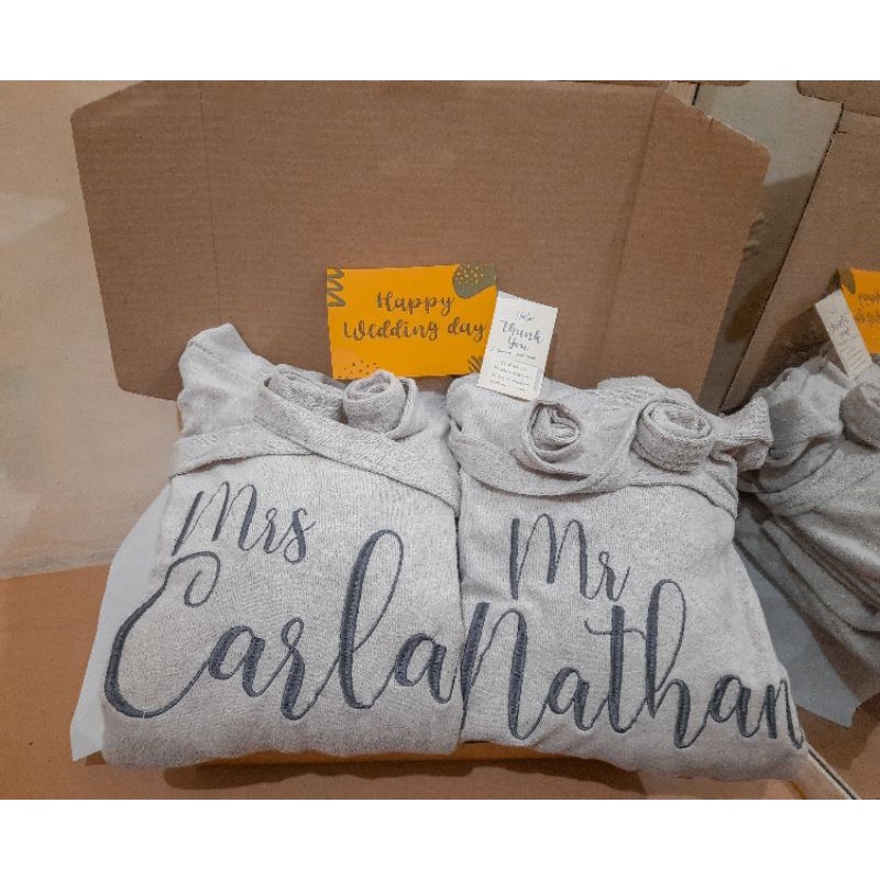 ((PART 2)) hampers handuk kimono /handuk couple/ kado nikah / handuk kimono bordir/ seserahan handuk