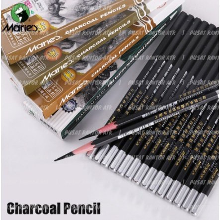 

Pensil Maries Charcoal C 7300 | Soft Neutral Super Soft Hard | Pensil Sketsa Gambar Shading Murah Berkualitas Grosir dan Eceran