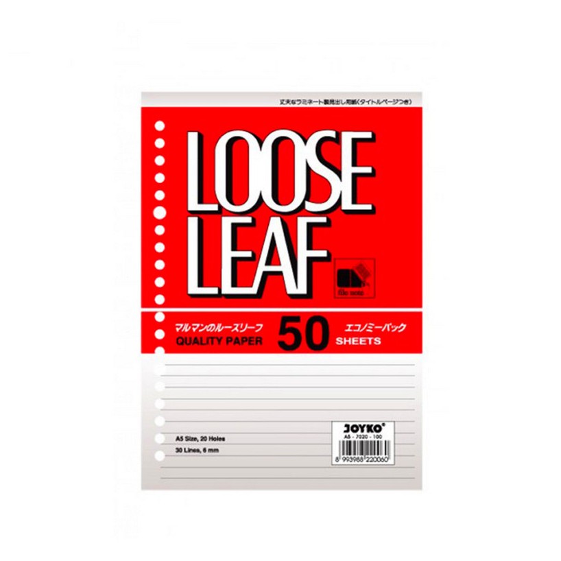 

Joyko Loose Leaf B5-7026 (50 S) - 50 Lembar