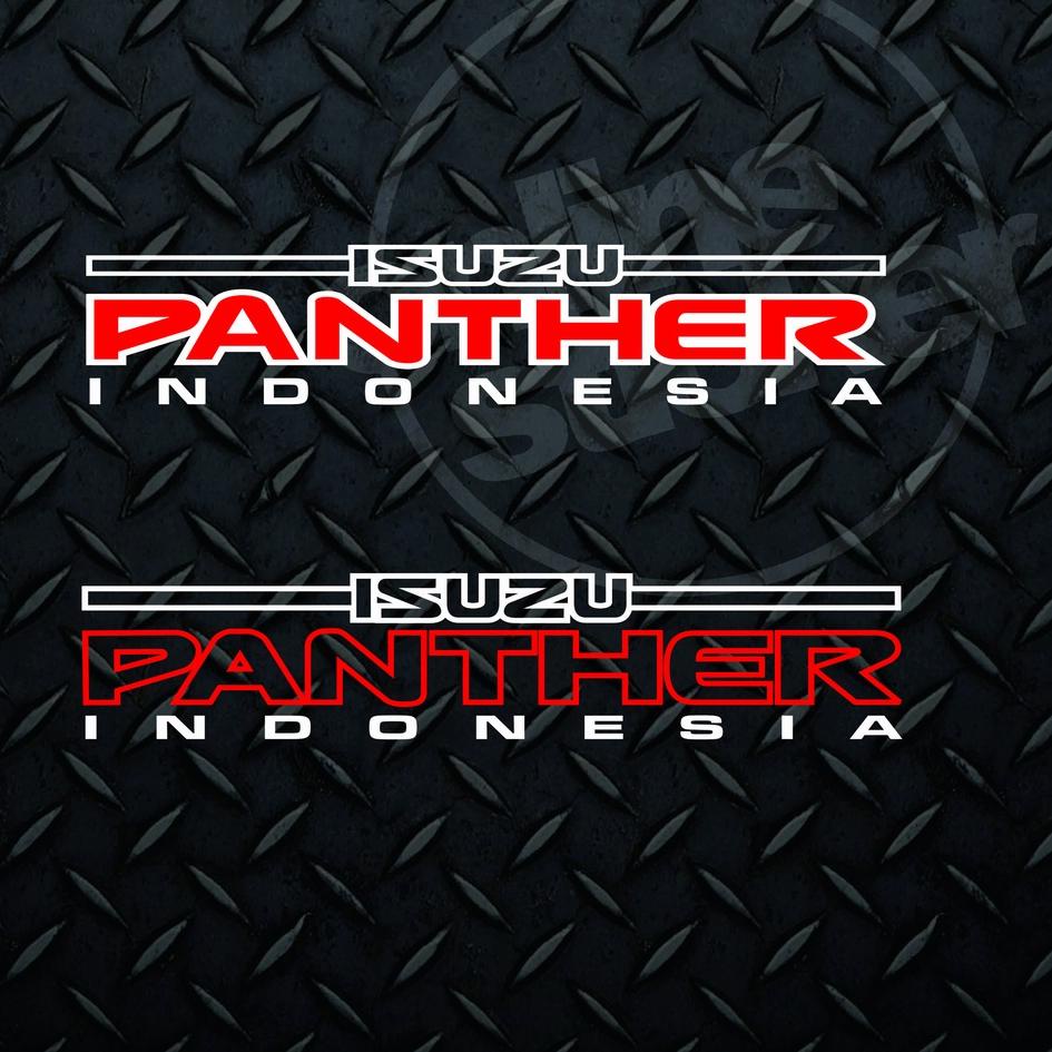 Tidak Diragukan.. Sticker izusu Panther menyala untuk mobil kaca depan