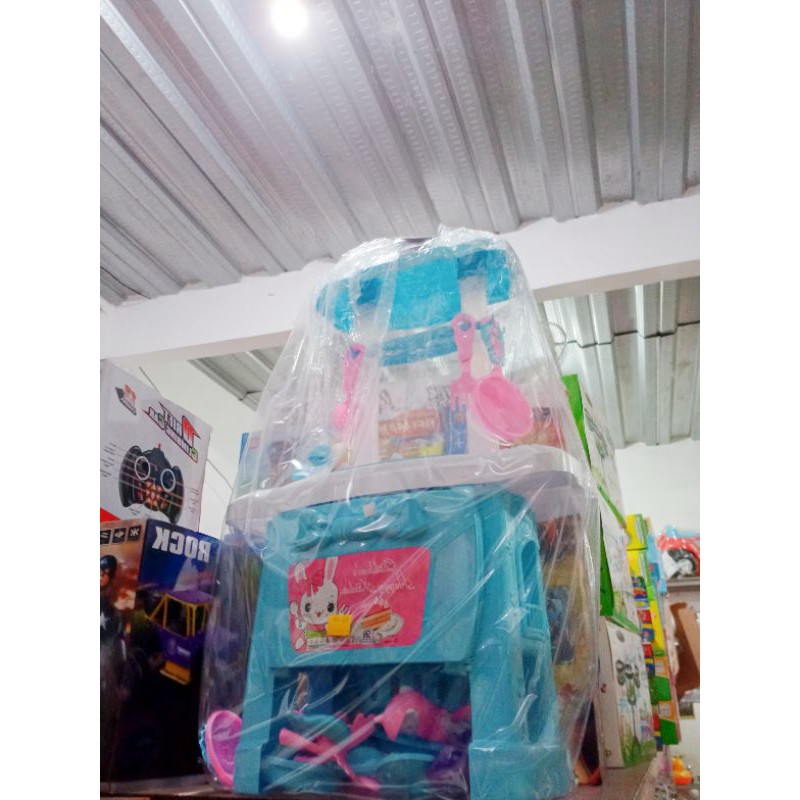 FK 112 KITCHEN SET KOMPOR NYALA MAINAN MASAK MASAKAN ANAK