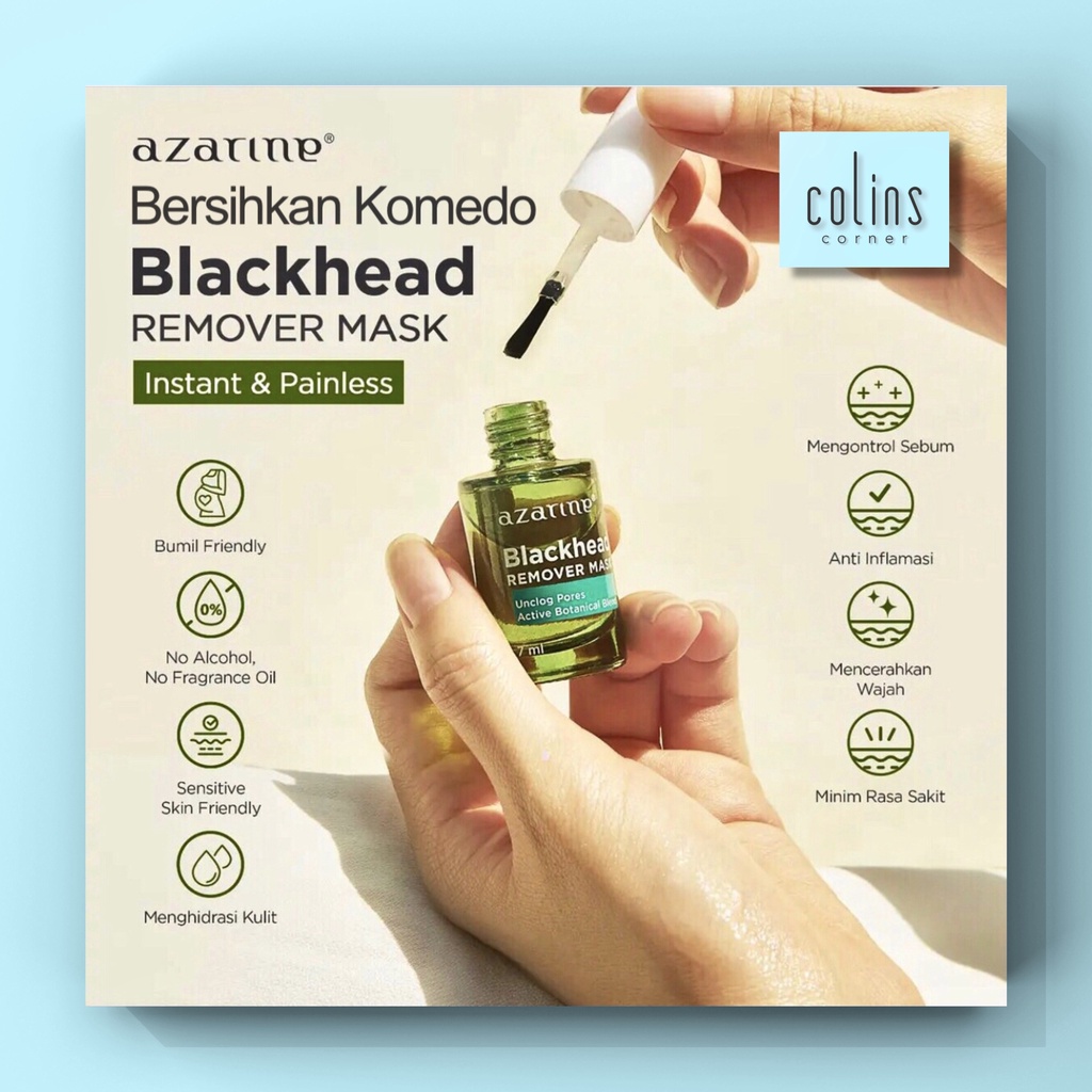 Pembersih Komedo AZARINE Blackhead Remover Mask