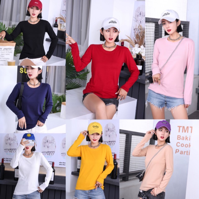 jomila grosir kaos polos stretch import 100% tanah abang real pic