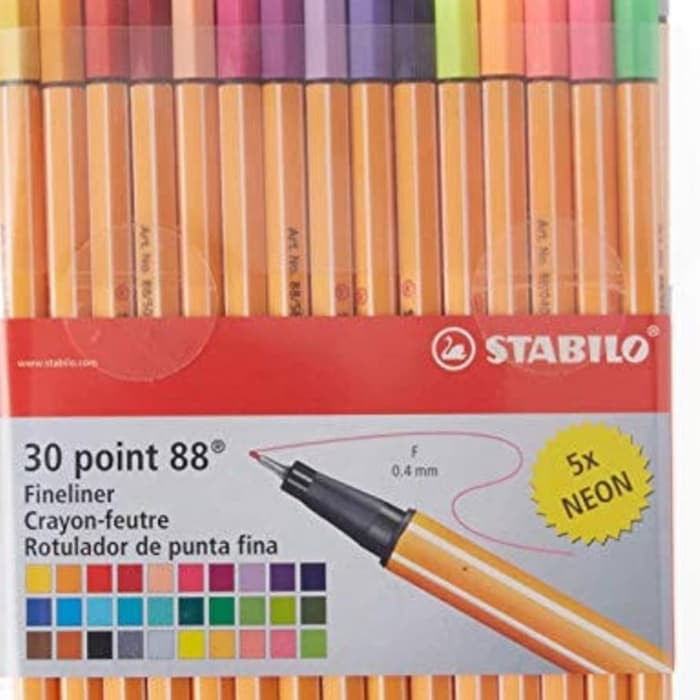 

stabilo fineliner 30color