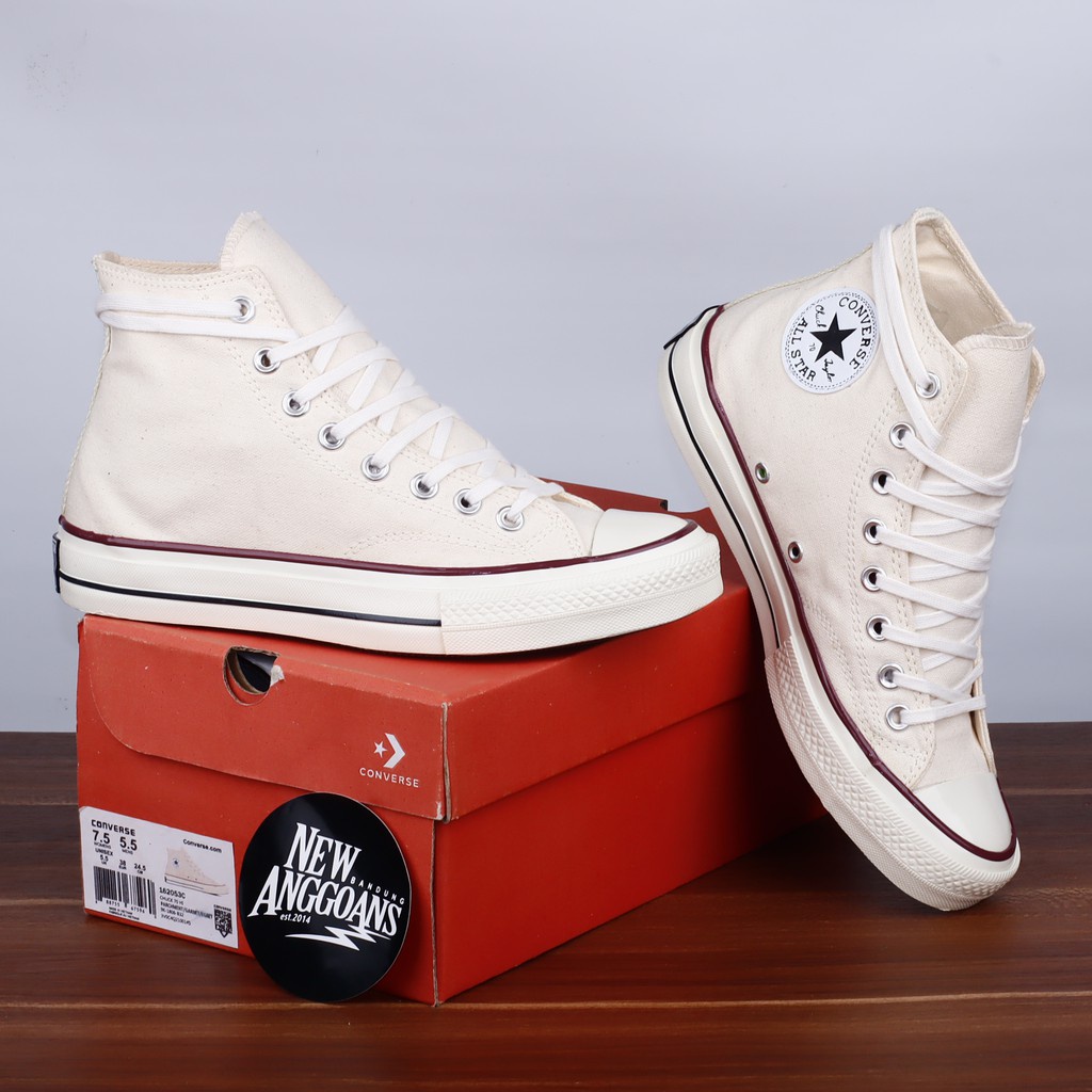 ⭐️ diskon ⭐️ SEPATU CONVERSE 70S  HIGH EGRET SEPATU SEKOLAH SEPATU CONVERS_E MURAH BOOTS IMPORT KETS PRIA