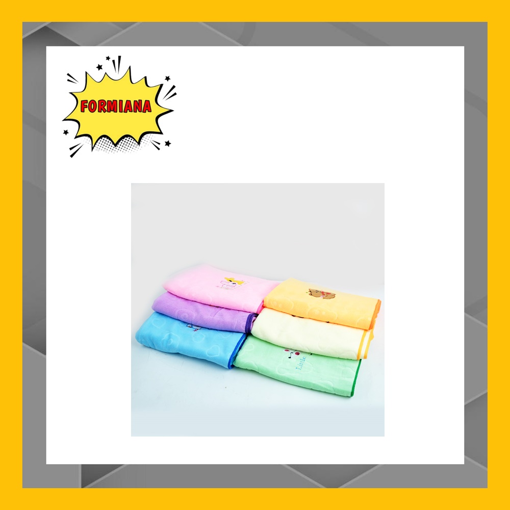 FM - Handuk Mandi Anak Playroom Bordir Karakter 50 x 100 cm Ukuran Bayi/Dewasa/Remaja - Random Warna