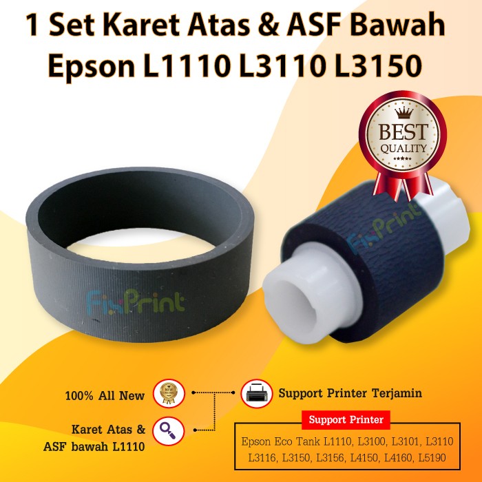 Karet ASF Epson L1110 L3150 L3110 ASF Printer L4150 L4160 L5190 FSB978