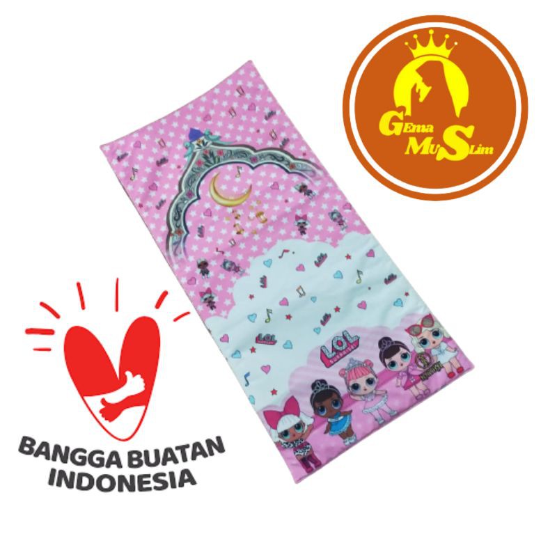 Sajadah Anak Karakter Warna Dan Motif Random