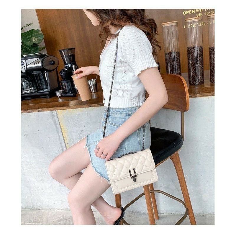 [SIAP PAKAI]AMORA BN_SLING BAG/TAS SELEMPANG WANITA/TAS WANITA RANTAI ULIR BN