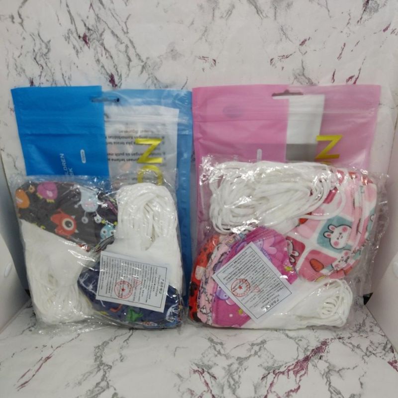 masker duckbill anak careion mix isi 50lembar