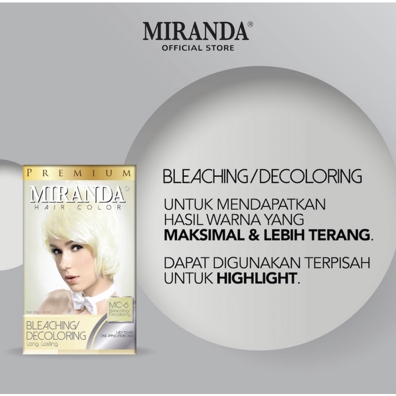 Miranda Hair Color(cat rambut) 30ml